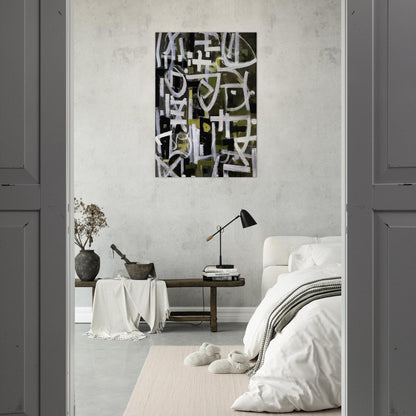 Number 2 - 1950 - Bradley Walker Tomlin Brushed Aluminum Print - 70x100 cm / 28x40 inches | Bradley Walker Tomlin Aluminum Print | Bradley Walker Tomlin Prints