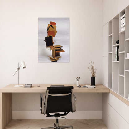 DIVERTIMENTO 1995 - Esteban Vicente Brushed Aluminum Print - 70x100 cm / 28x40 inches | Esteban Vicente Aluminum Print | Esteban Vicente Prints