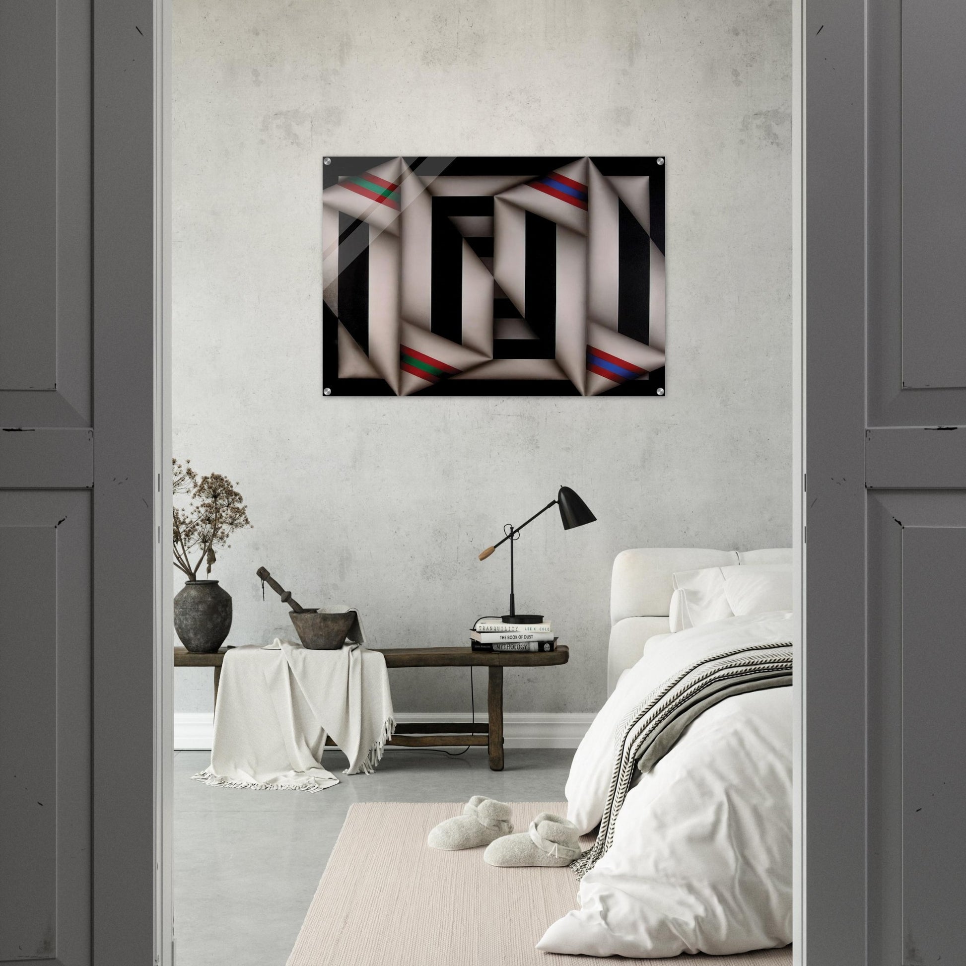 Omelemo II - 1981 - Omar Rayo Acrylic Print - 70x100 cm / 28x40″ inches