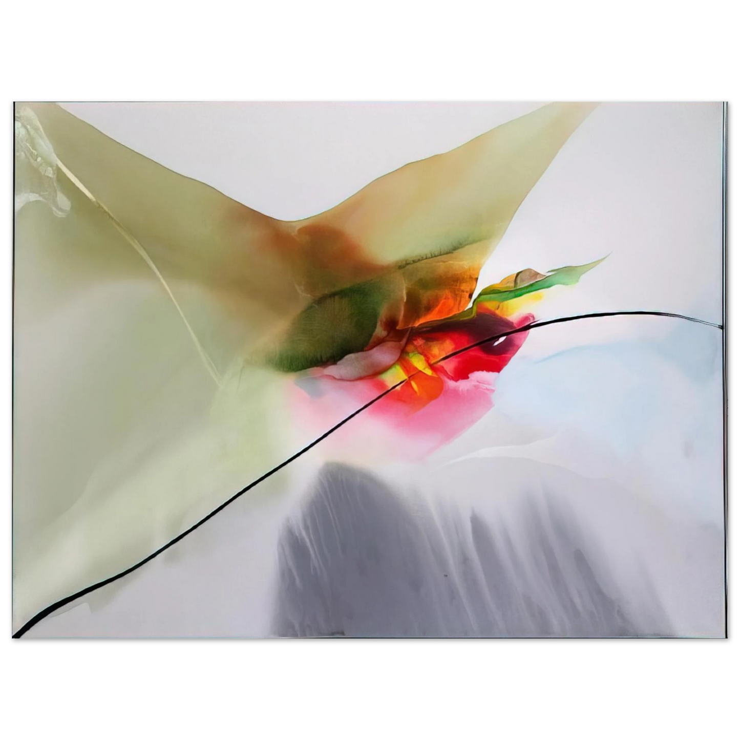 Paul Jenkins - Phenomena Sung Mantle  75x100 cm / 30x40inches Fine Art Poster