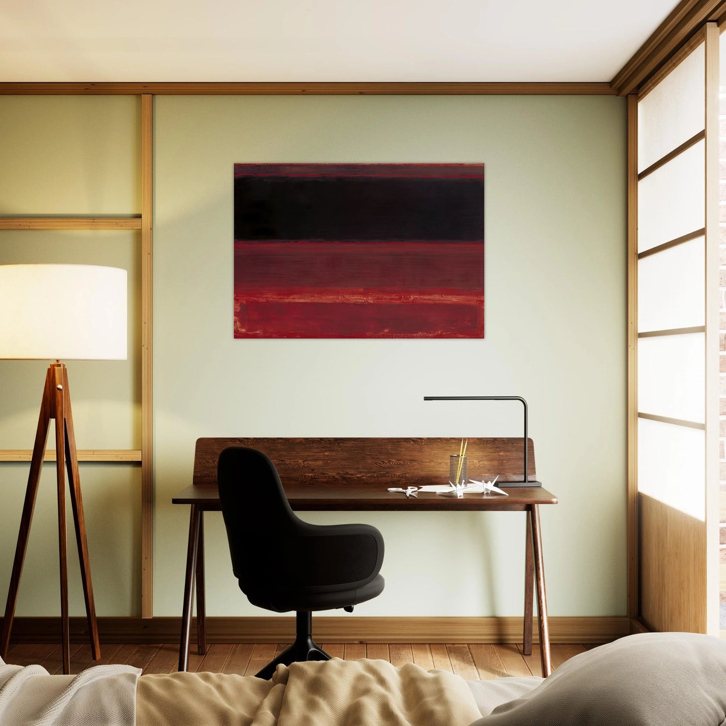 Four Darks in Red - 1958 - Mark Rothko Brushed Aluminum Print - 70x100 cm / 28x40 inches | Mark Rothko Aluminum Print | Mark Rothko Prints