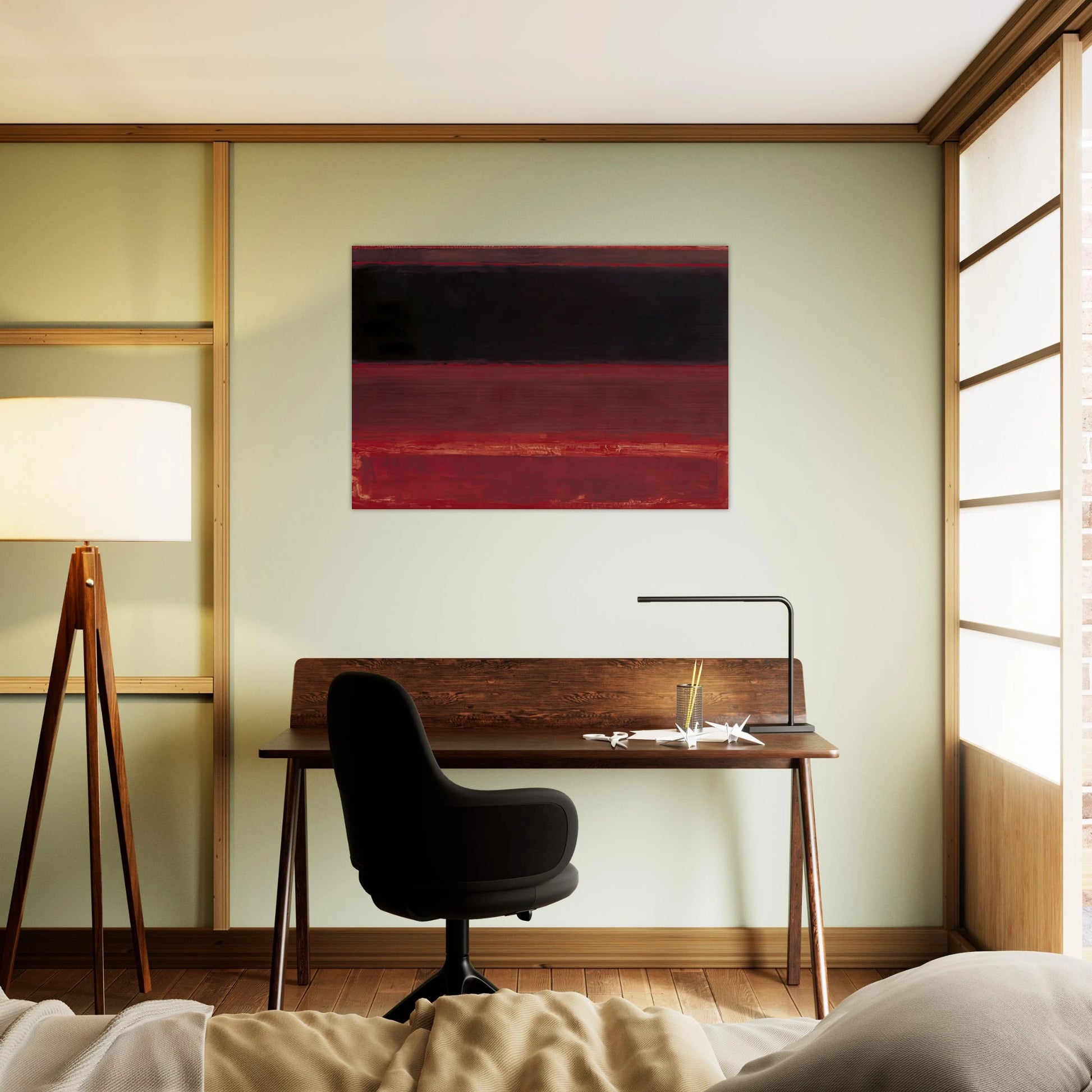 Four Darks in Red - 1958 - Mark Rothko Brushed Aluminum Print - 70x100 cm / 28x40 inches | Mark Rothko Aluminum Print | Mark Rothko Prints
