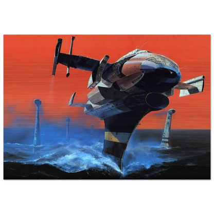Chris Foss - Chris Foss Brushed Aluminum Print - 70x100 cm / 28x40 inches | Chris Foss Aluminum Print | Chris Foss Prints