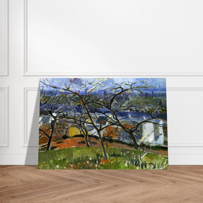 LANDSCAPE NEAR CHATOU 1904 - Andre Derain Brushed Aluminum Print - 70x100 cm / 28x40 inches | Andre Derain Aluminum Print | Andre Derain Prints