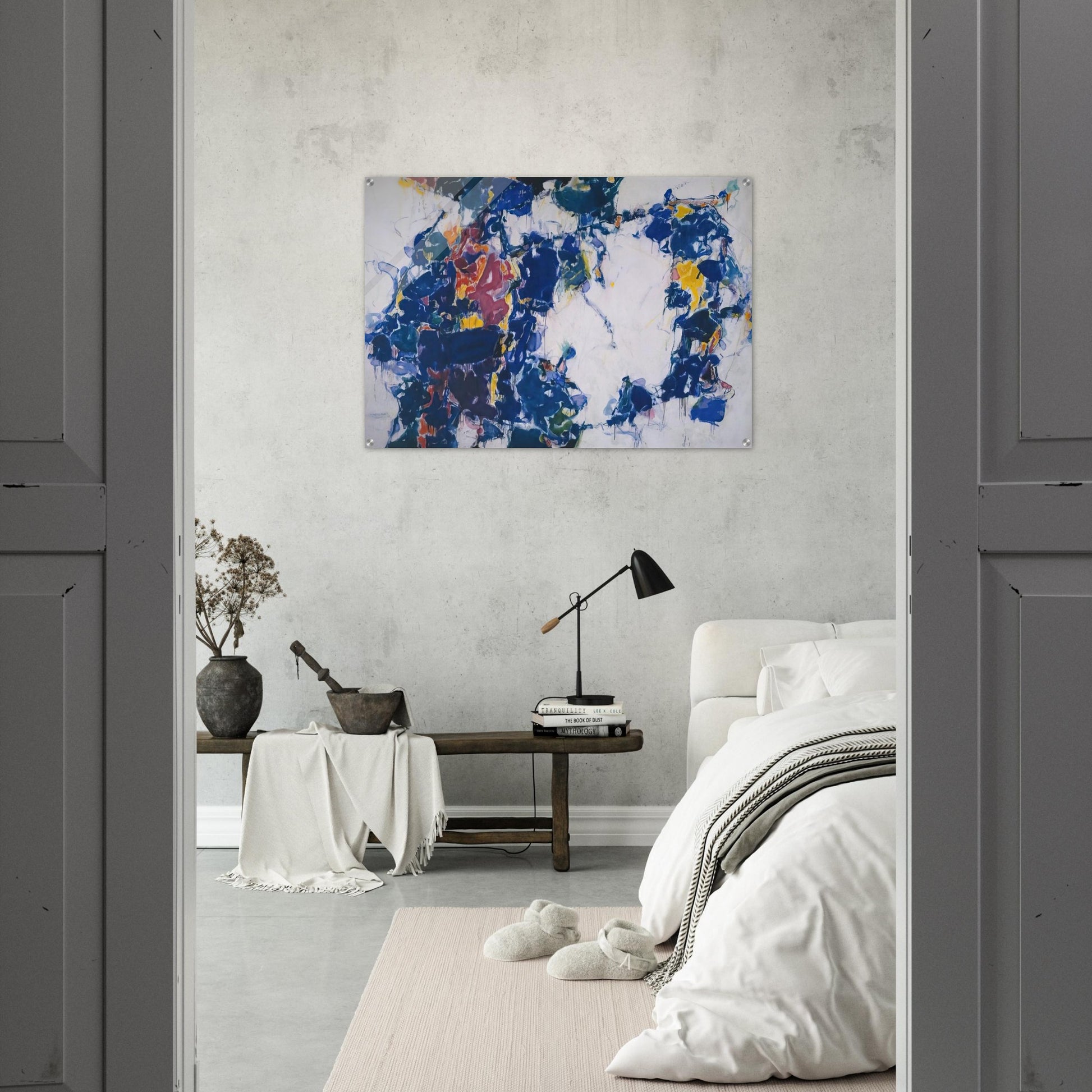 Around the Blues - Sam Francis Acrylic Print - 70x100 cm / 28x40″ inches