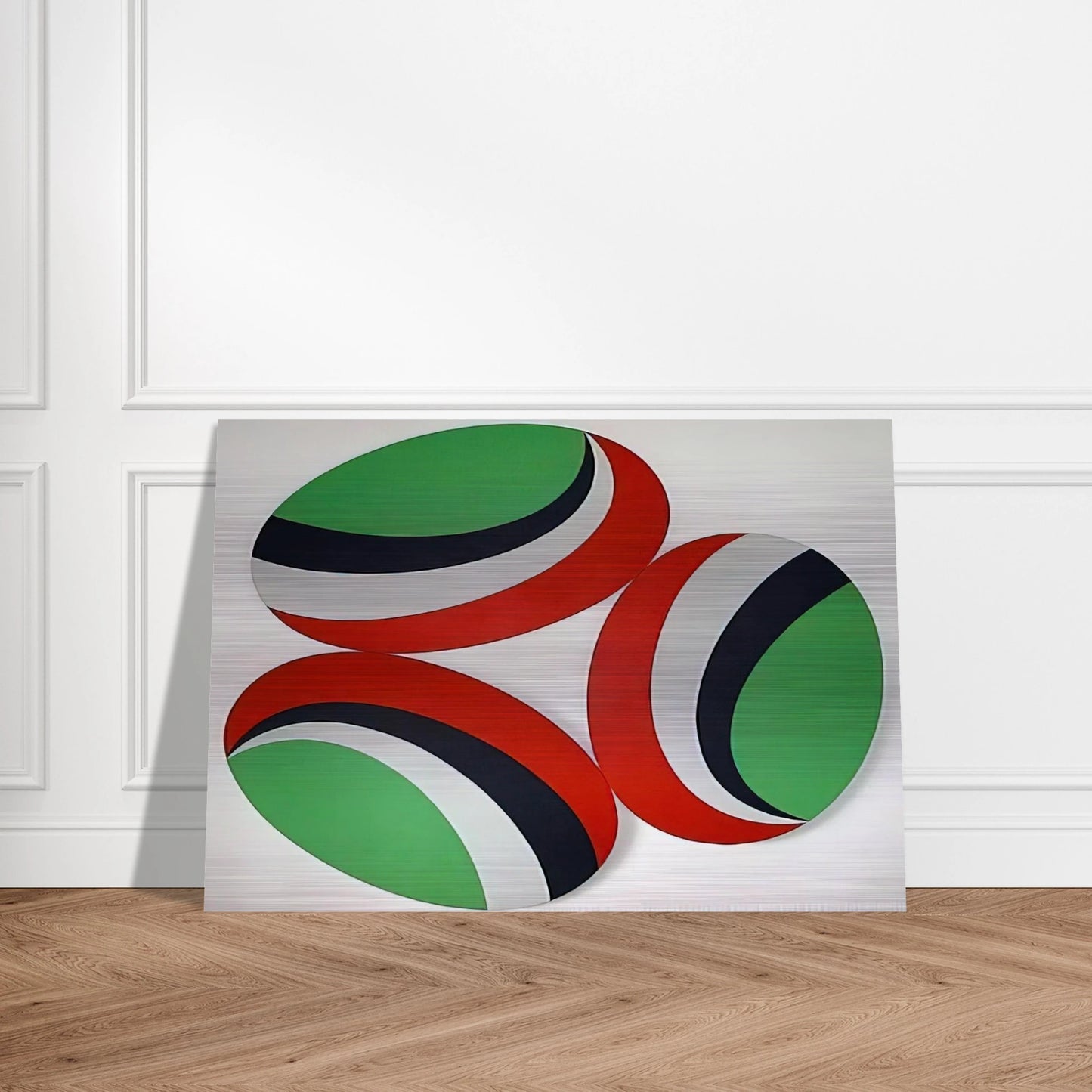 Oh Happy Day Constellation series - Hard Edge Painting - Leon Polk Smith Brushed Aluminum Print - 70x100 cm / 28x40 inches | Leon Polk Smith Aluminum Print | Leon Polk Smith Prints