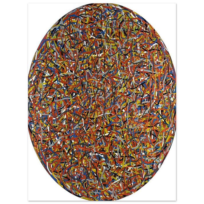 Sol LeWitt - Lines in All Directions  75x100 cm / 30x40inches Fine Art Poster