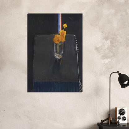 Poppies - Richard Diebenkorn Brushed Aluminum Print - 70x100 cm / 28x40 inches | Richard Diebenkorn Aluminum Print | Richard Diebenkorn Prints