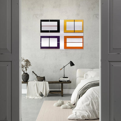 Untitled - 1993 - Donald Judd Brushed Aluminum Print - 70x100 cm / 28x40 inches | Donald Judd Aluminum Print | Donald Judd Prints