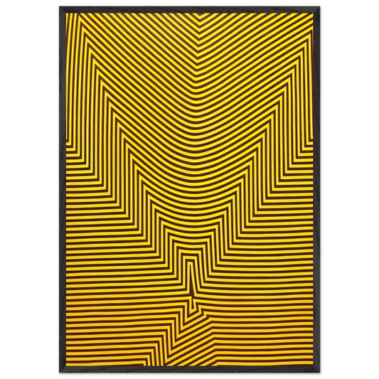 Retina - Don t Bug Me - Marcel Barbeau 70x100 cm / 28x40 inches Framed Art Print – Black Wooden Frame
