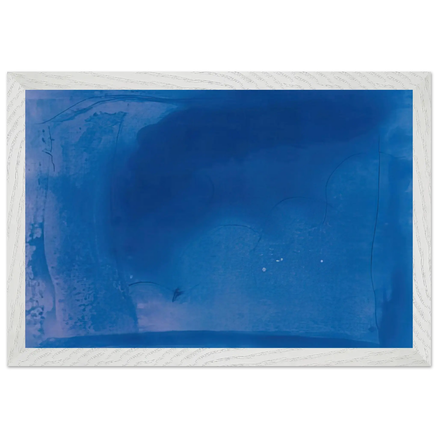 Helen Frankenthaler - Corot s Mark - 1987 Wall art - 30x45 cm / 12x18 Inches - Premium Wooden Framed Poster With Fine Art Paper - Black frame