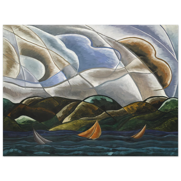 Arthur Dove - Clouds and Water - 1930  75x100 cm / 30x40inches Fine Art Poster