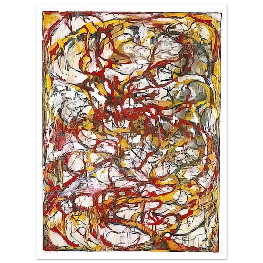 Brice Marden - Dragons - 2004  75x100 cm / 30x40inches Fine Art Poster