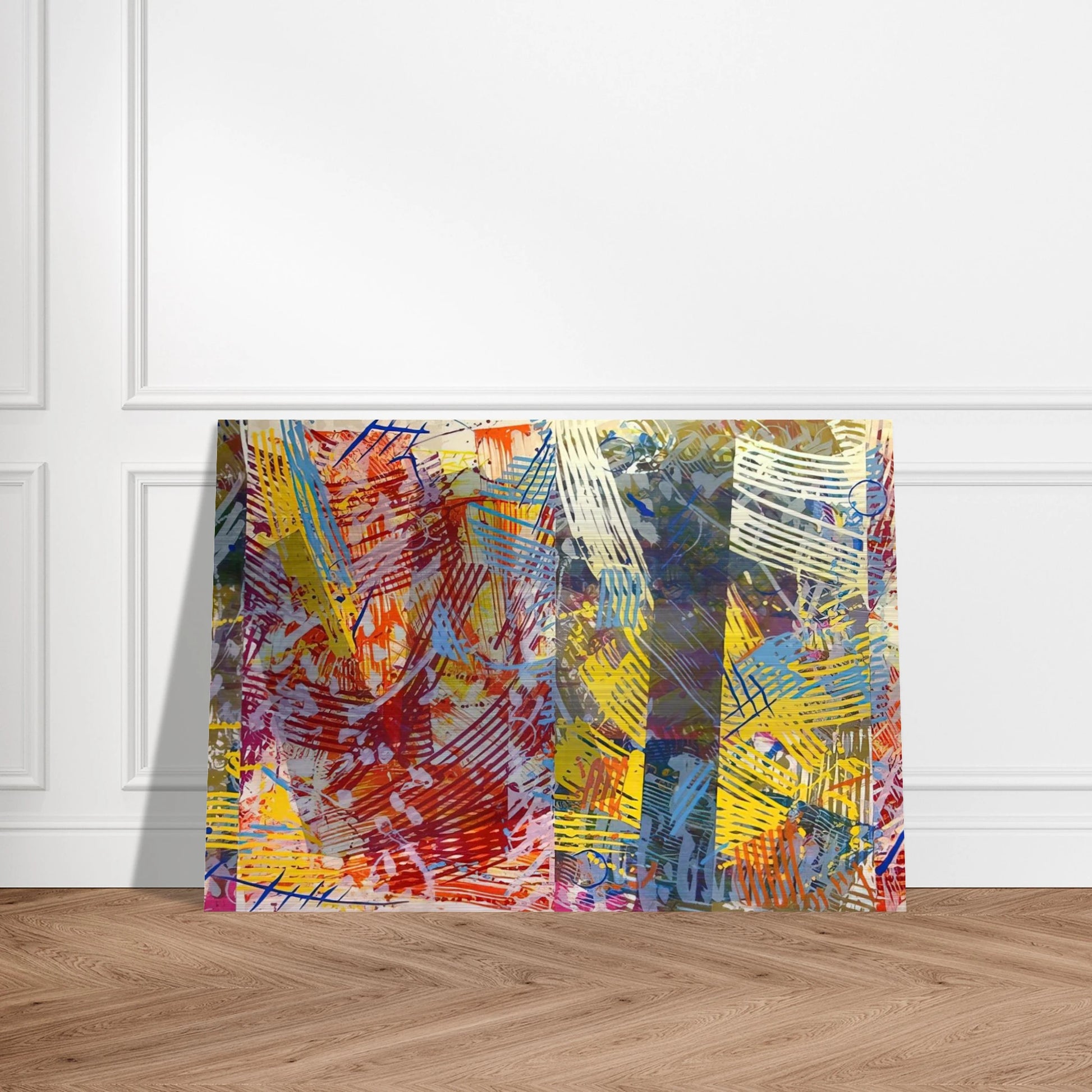 Pretty Boxes - Sam Gilliam Brushed Aluminum Print - 70x100 cm / 28x40 inches | Sam Gilliam Aluminum Print | Sam Gilliam Prints