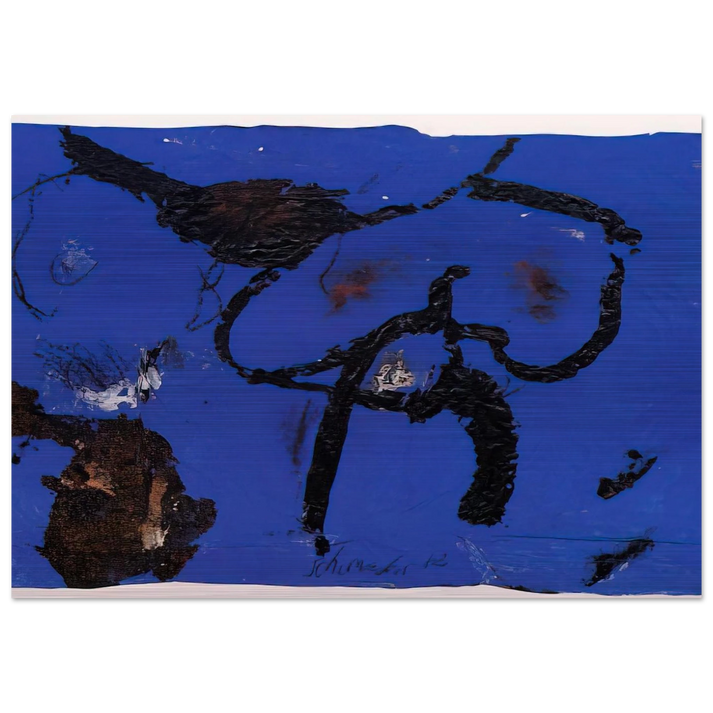 G-3 - 1982 - Emil Schumacher Brushed Aluminum Print - 70x100 cm / 28x40 inches | Emil Schumacher Aluminum Print | Emil Schumacher Prints