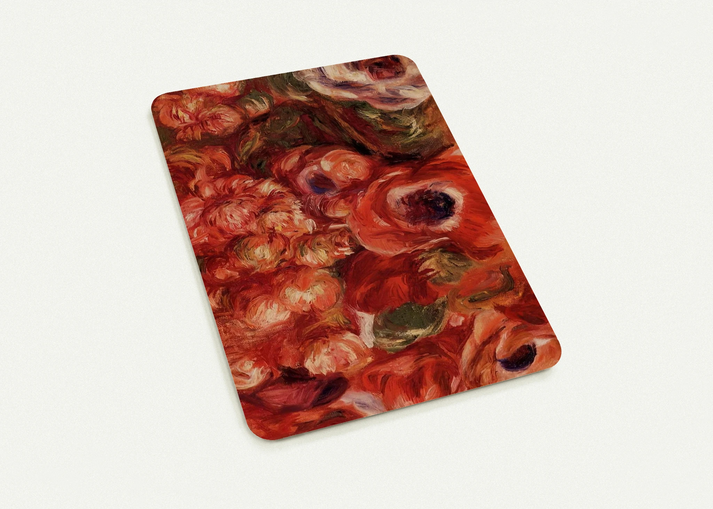 Anemonies By Pierre-Auguste Renoir Pack of 10 Post Cards | Pierre-Auguste Renoir Post Cards | A6 (10.5 x 14.8 cm) - 4.1 x 5.8 inches