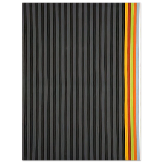 Gene Davis - Licorice Stick - 1961  75x100 cm / 30x40inches Fine Art Poster
