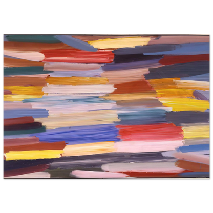 Something Else - 1967 - Ronnie Landfield Brushed Aluminum Print - 70x100 cm / 28x40 inches | Ronnie Landfield Aluminum Print | Ronnie Landfield Prints