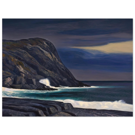 Rockwell Kent - Brewing Storm, Monhegan  75x100 cm / 30x40inches Fine Art Poster