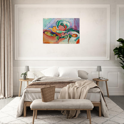 STILL LIFE WITH VEGETABLES 1905 - Henri Matisse Acrylic Print - 70x100 cm / 28x40″ inches