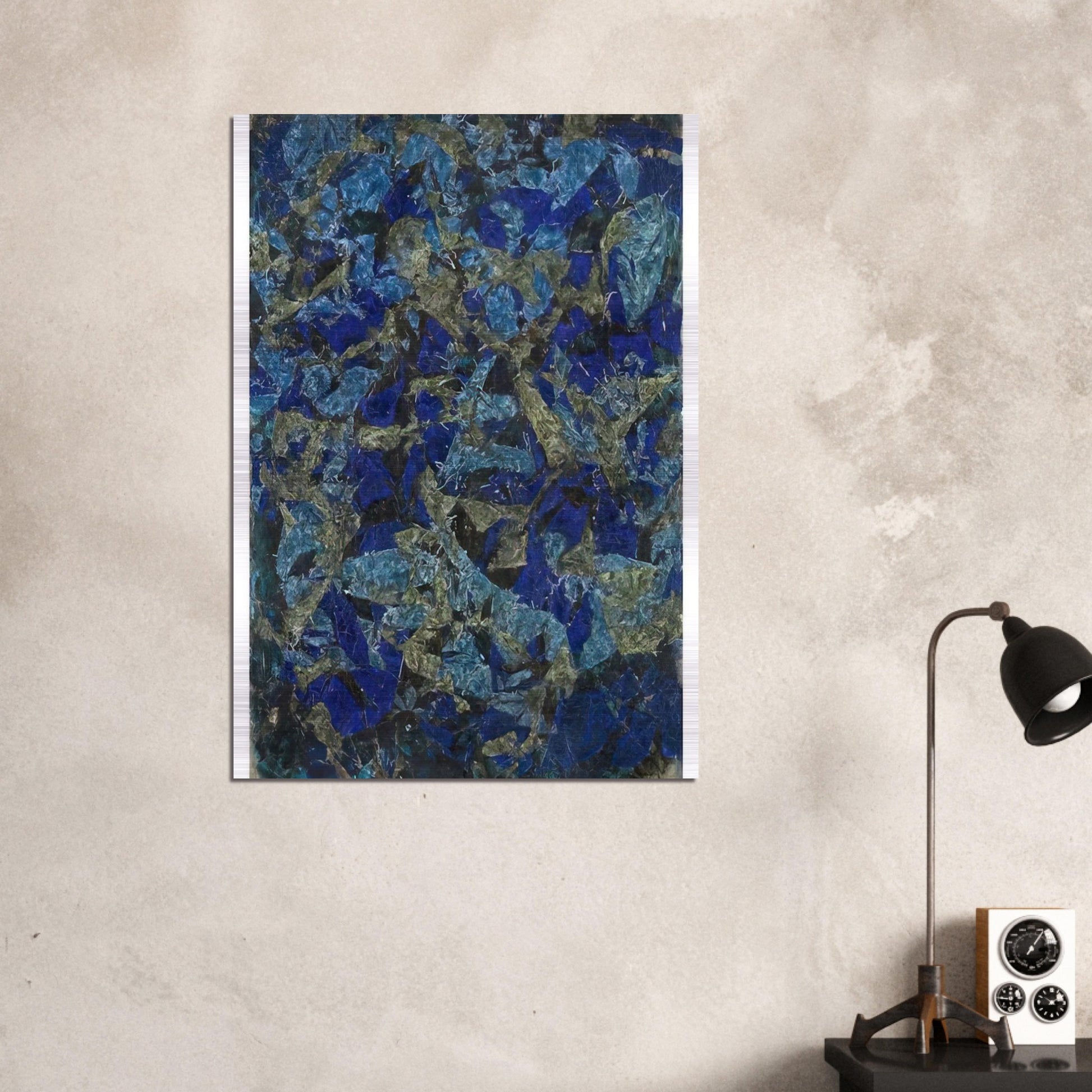 Peinture - 1963 - Simon Hantai Brushed Aluminum Print - 70x100 cm / 28x40 inches | Simon Hantai Aluminum Print | Simon Hantai Prints