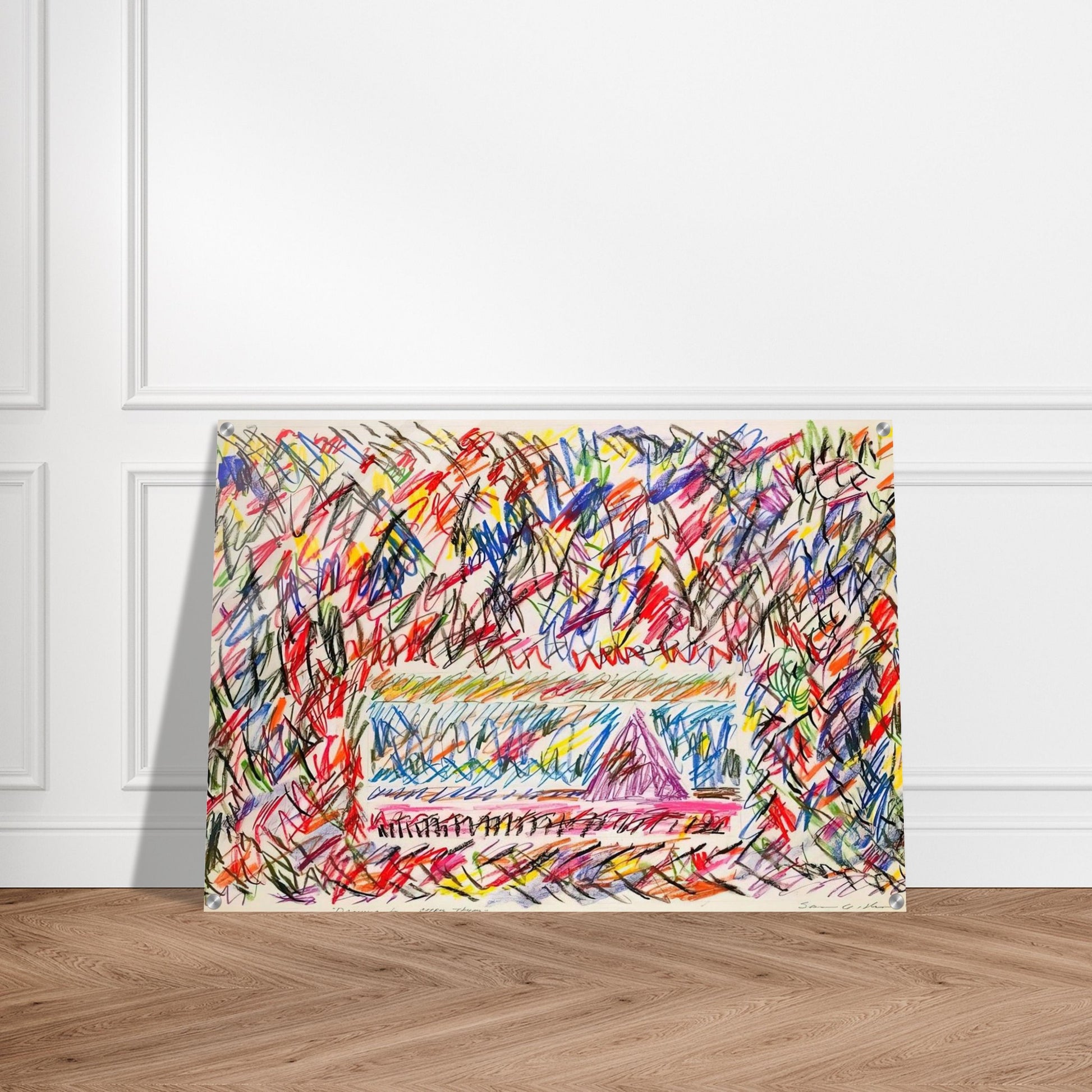 Coffee Thyme - Sam Gilliam Acrylic Print - 70x100 cm / 28x40″ inches