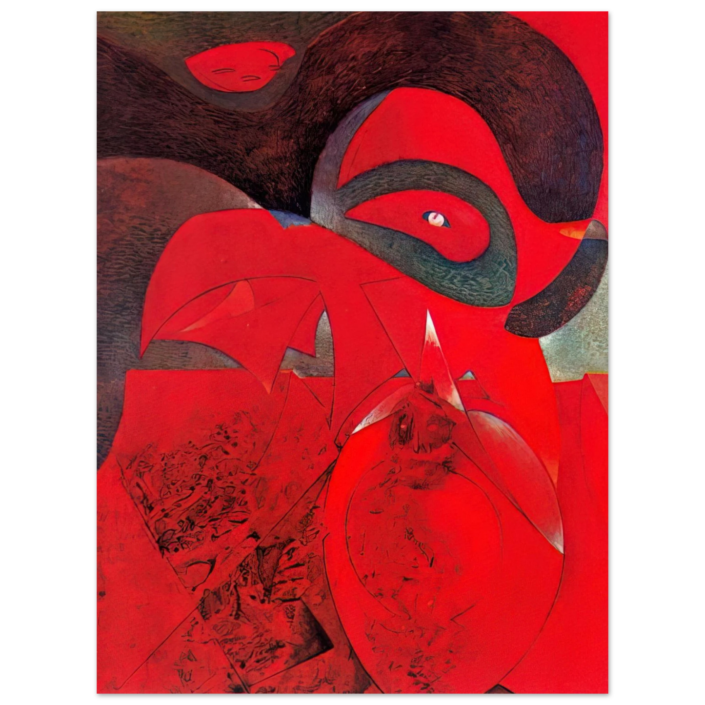 Max Ernst - Compendium of the History of the Universe  75x100 cm / 30x40inches Fine Art Poster