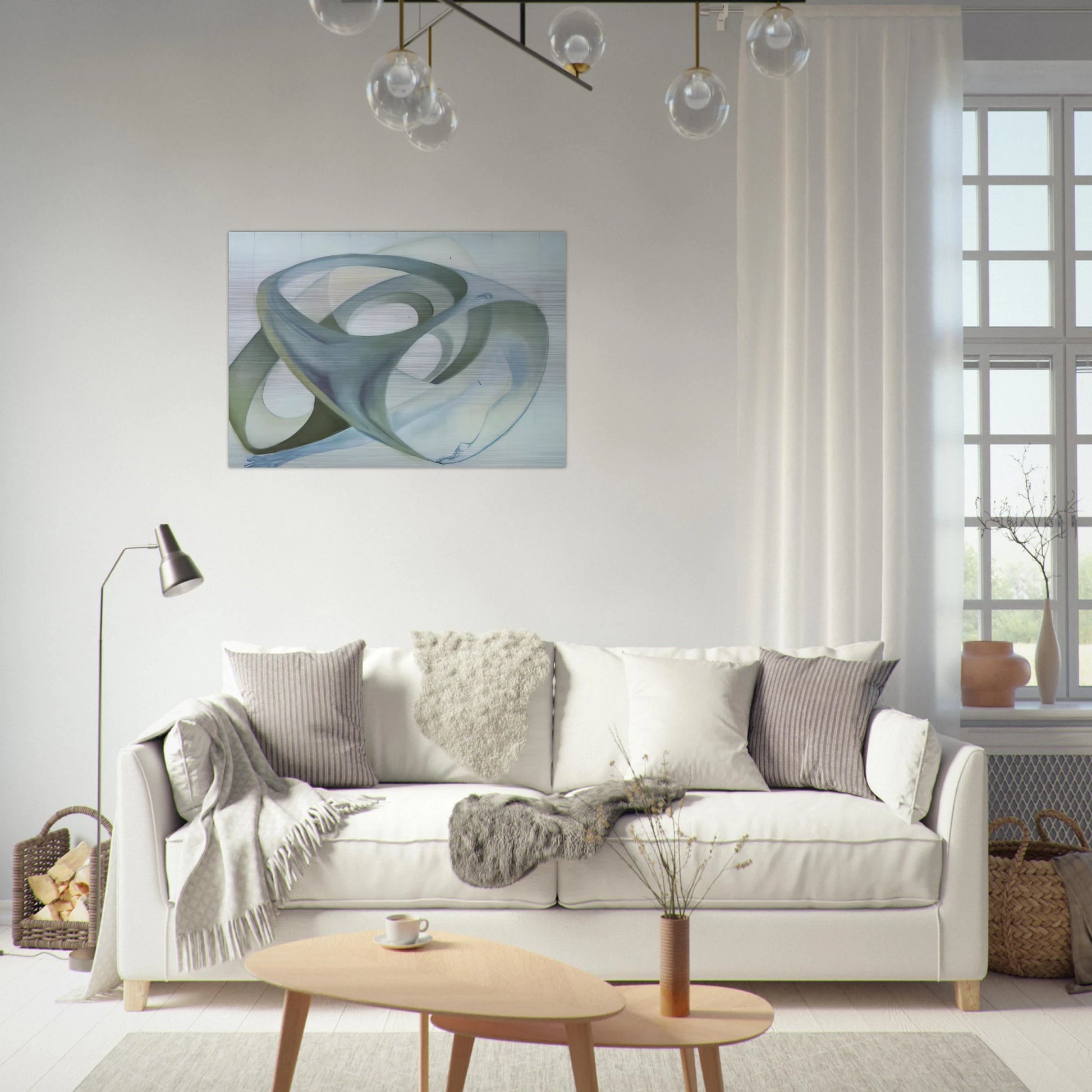 TOPOLOGICAL CONTORTION OF A FEMALE FIGURE - Salvador Dali Brushed Aluminum Print - 70x100 cm / 28x40 inches | Salvador Dali Aluminum Print | Salvador Dali Prints
