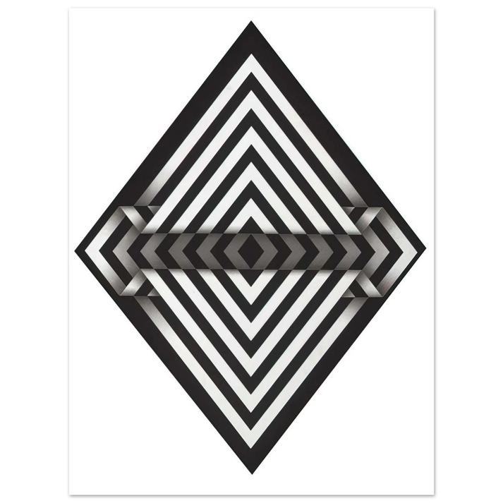 Omar Rayo - Panche I - 1970  75x100 cm / 30x40inches Fine Art Poster