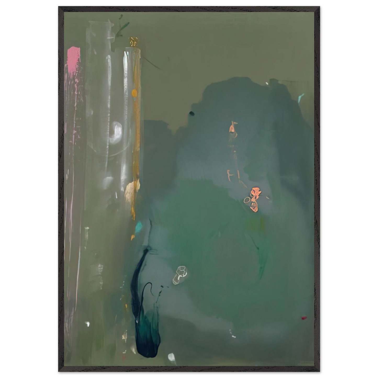 Helen Frankenthaler - CÃƒÆ’Ã‚Â´te d Argent - 1980 Wall art - 40x60 cm / 16x24 inches - Fine Art Poster-canvas - -