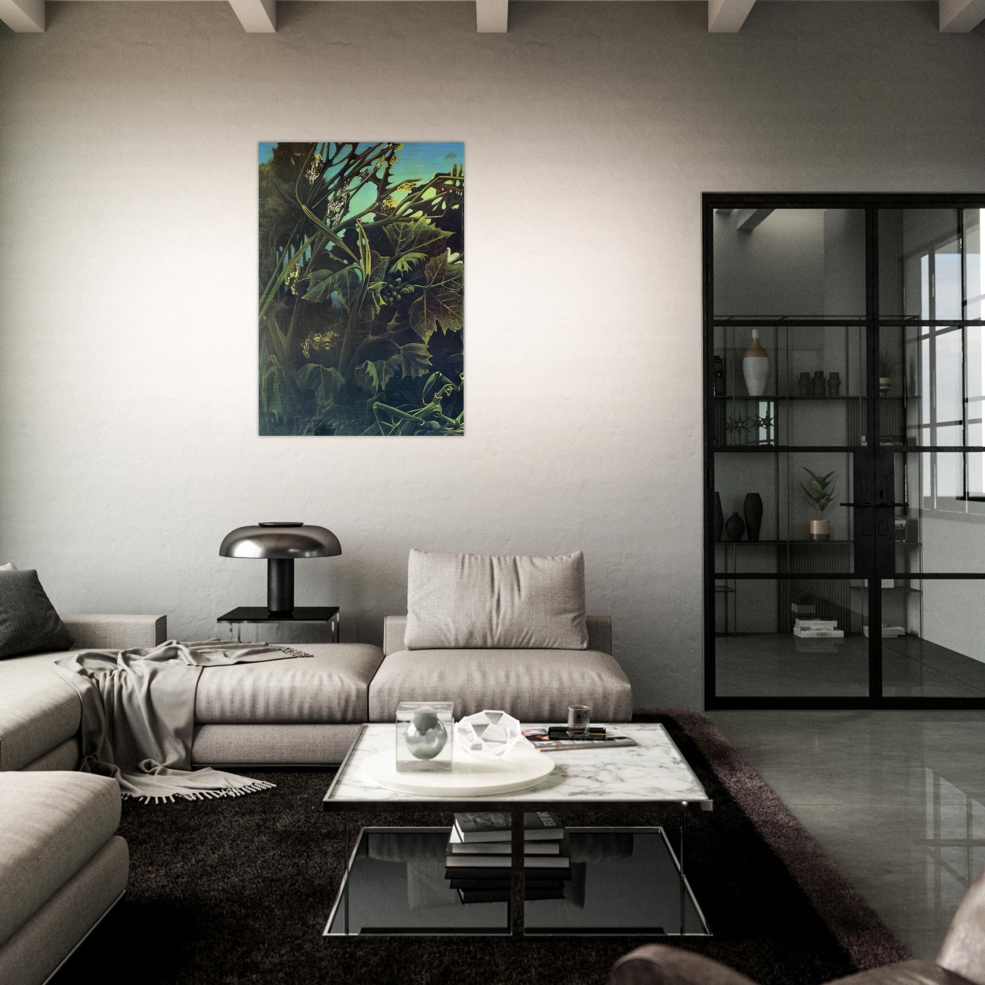 Lust for life - Max Ernst Brushed Aluminum Print - 70x100 cm / 28x40 inches | Max Ernst Aluminum Print | Max Ernst Prints