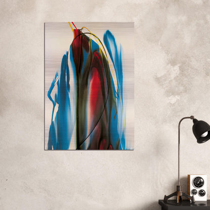 Phenomena Waiting Gables - 1965 - Paul Jenkins Brushed Aluminum Print - 70x100 cm / 28x40 inches | Paul Jenkins Aluminum Print | Paul Jenkins Prints