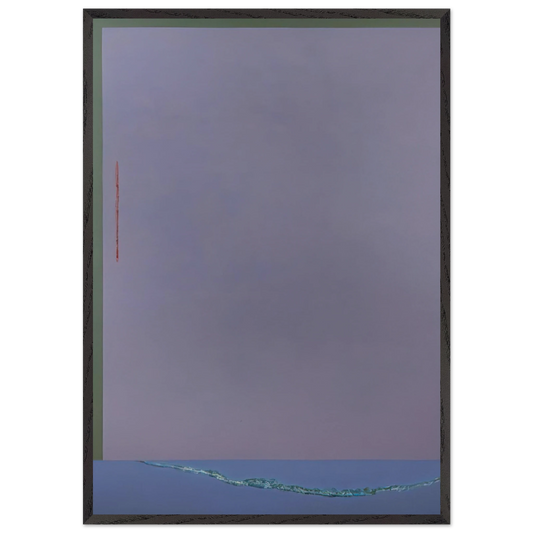 Infinity Field Nemea Series 4 - 1973 - Theodoros Stamos 70x100 cm / 28x40 inches Framed Art Print – Black Wooden Frame
