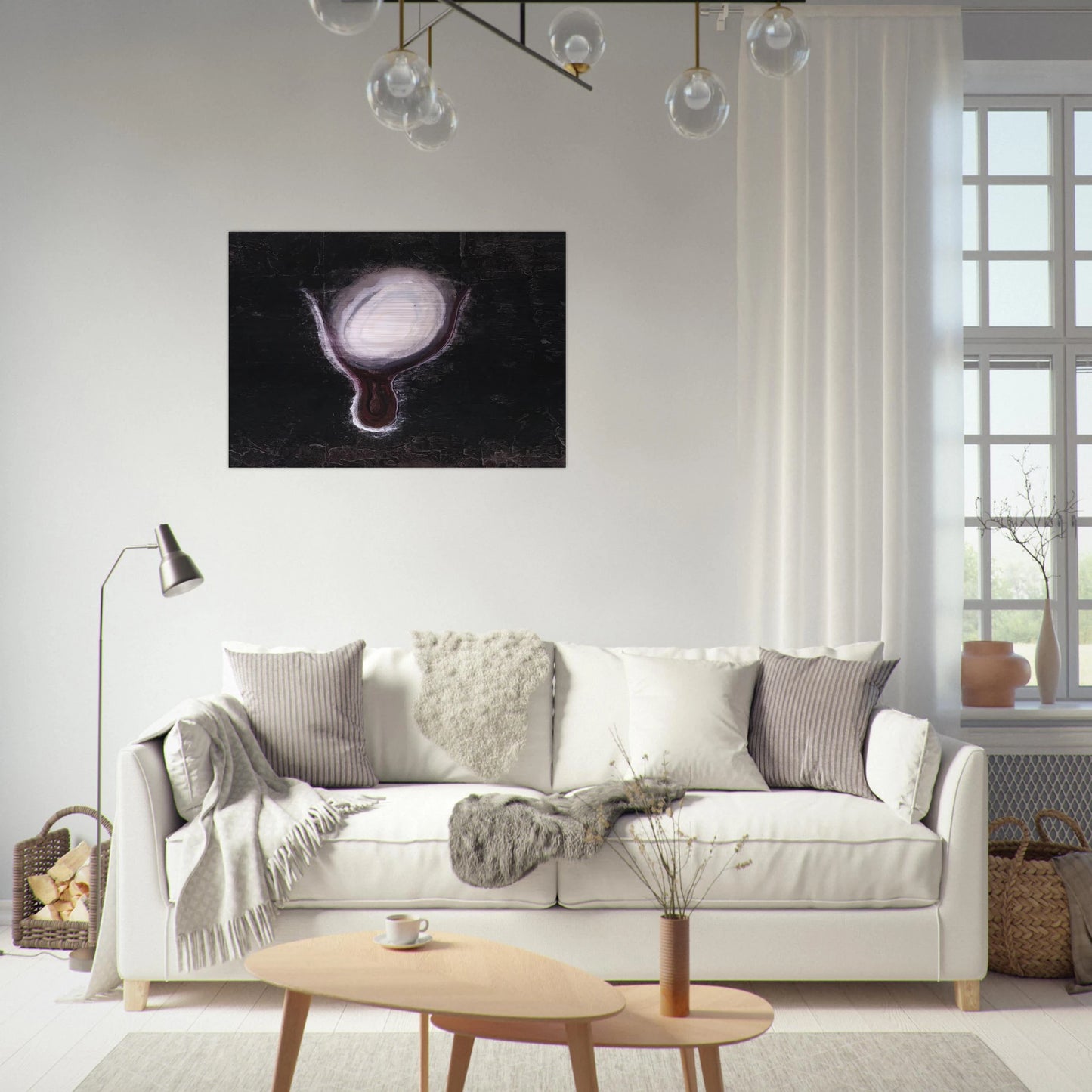 Chalice - 1941 - Morris Graves Brushed Aluminum Print - 70x100 cm / 28x40 inches | Morris Graves Aluminum Print | Morris Graves Prints