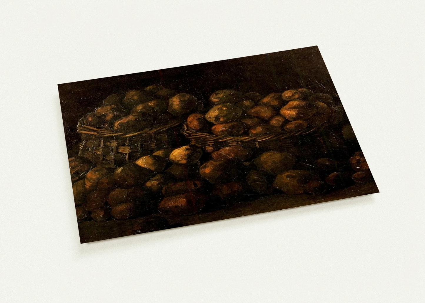 Baskets of Potatoes By Vincent van Gogh Pack of 10 Post Cards | Vincent van Gogh Post Cards | A6 (10.5 x 14.8 cm) - 4.1 x 5.8 inches