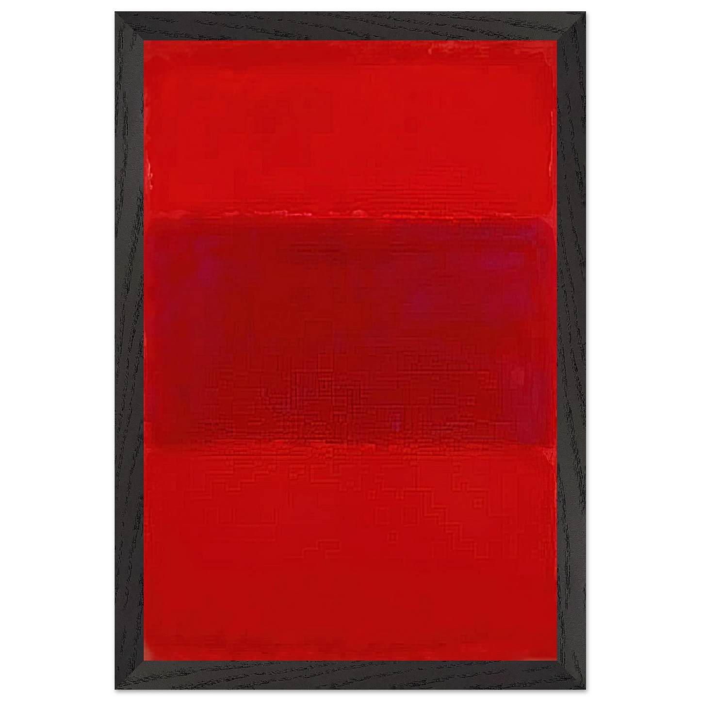 Mark Rothko - No.301 - 1959 Wall Art - 21x29.7 cm / 8x12" - Premium Wooden Framed Poster With Fine Art Paper - Black frame