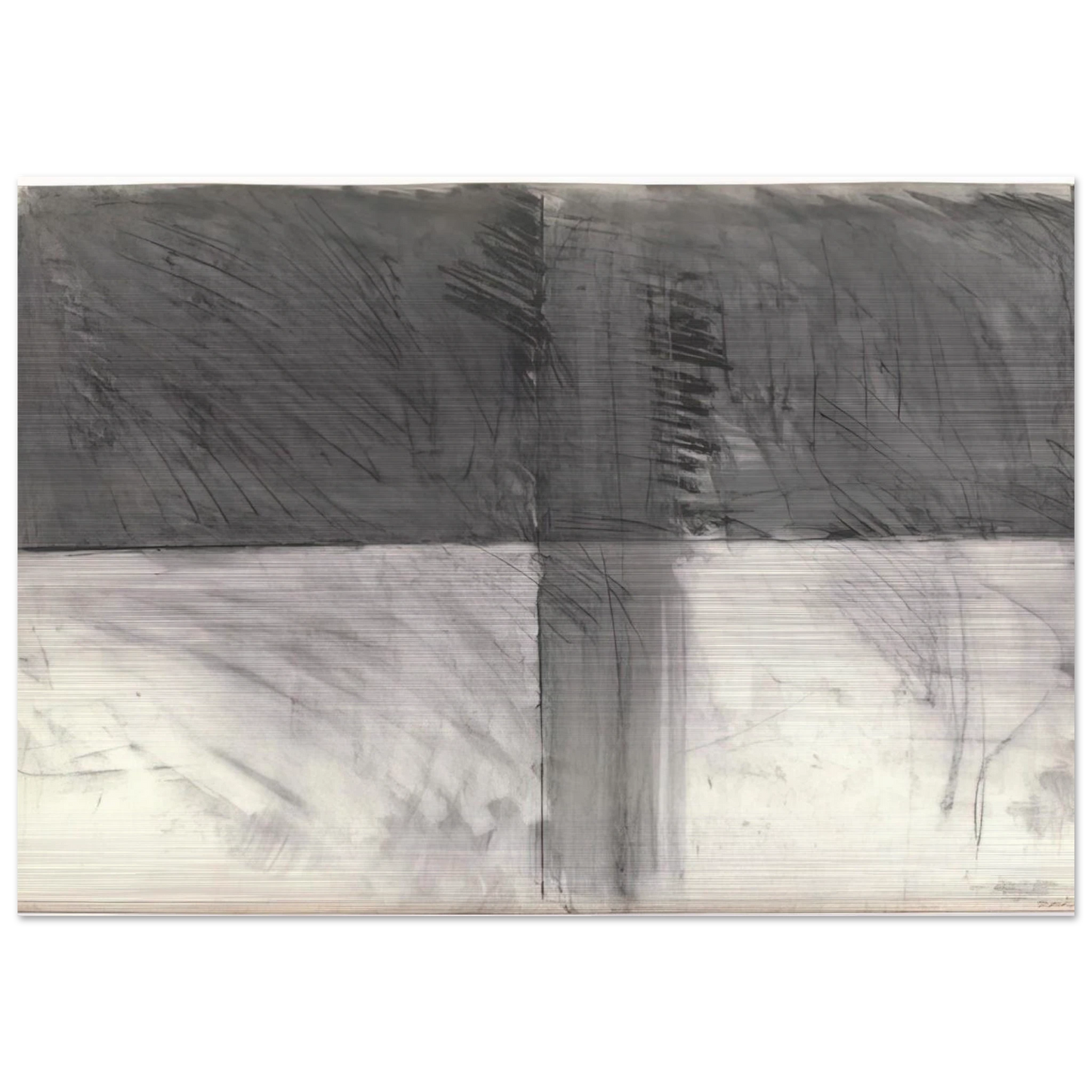 Untitled - 1962 - Brice Marden Brushed Aluminum Print - 70x100 cm / 28x40 inches | Brice Marden Aluminum Print | Brice Marden Prints