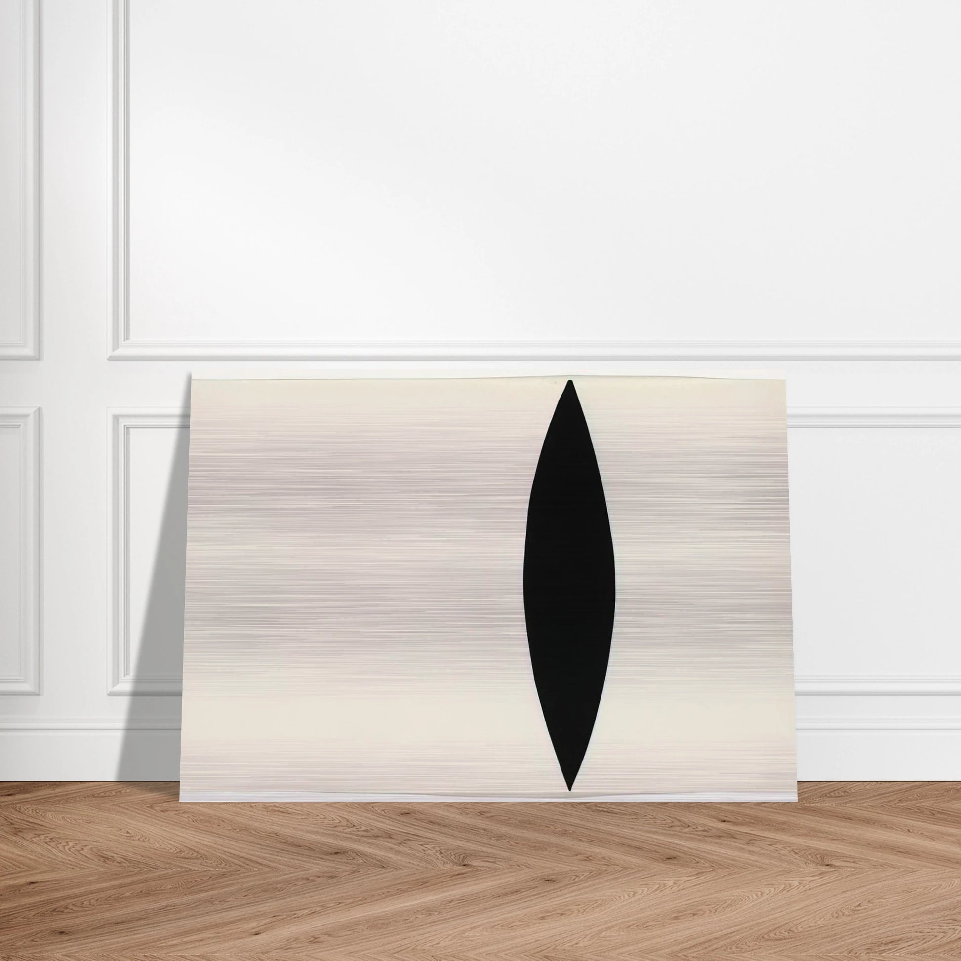 Mandorla Form - Ellsworth Kelly Brushed Aluminum Print - 70x100 cm / 28x40 inches | Ellsworth Kelly Aluminum Print | Ellsworth Kelly Prints