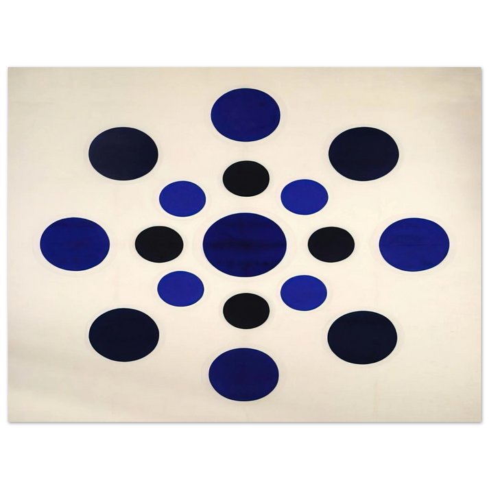 Thomas Downing - On Blue - 1963  75x100 cm / 30x40inches Fine Art Poster