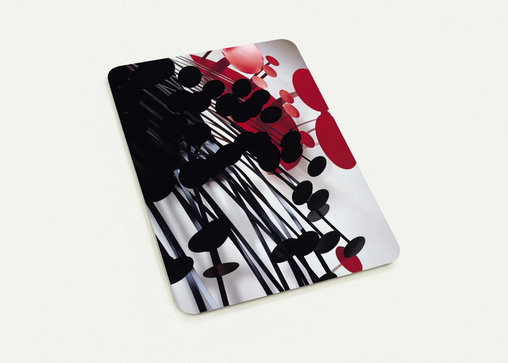 Amazonia Black and Red - 1989 By Lygia Pape Pack of 10 Post Cards | Lygia Pape Post Cards | A6 (10.5 x 14.8 cm) - 4.1 x 5.8 inches