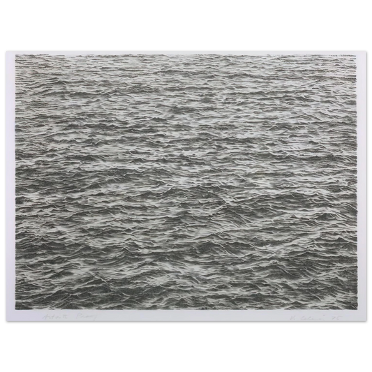 Vija Celmins - OCEAN 1975  75x100 cm / 30x40inches Fine Art Poster