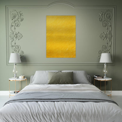 Indian Yellow - Marcia Hafif Brushed Aluminum Print - 70x100 cm / 28x40 inches | Marcia Hafif Aluminum Print | Marcia Hafif Prints