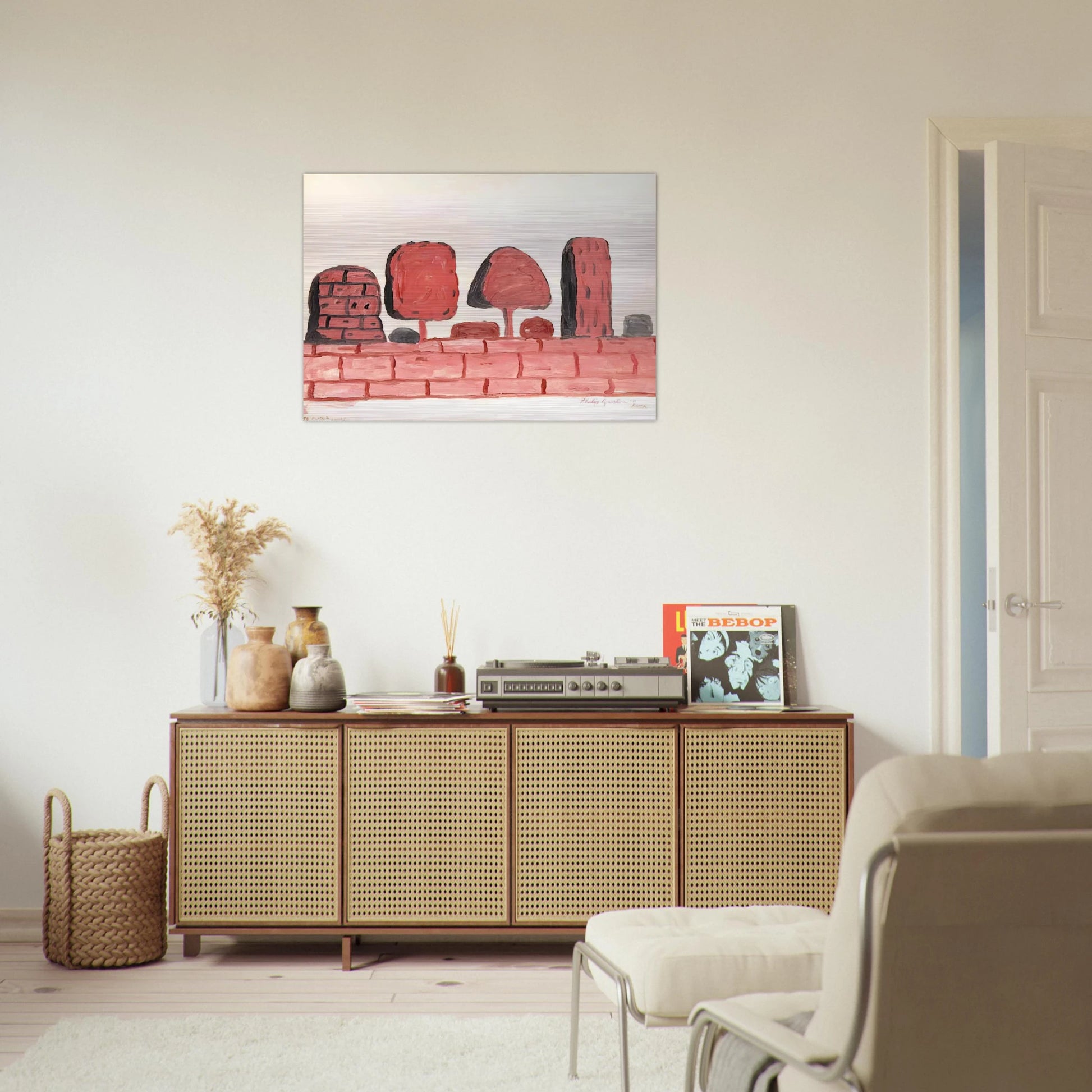 ROMA - Philip Guston Brushed Aluminum Print - 70x100 cm / 28x40 inches | Philip Guston Aluminum Print | Philip Guston Prints