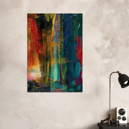 ABSTRACT PAINTING 599 1986 - Gerhard Richter Brushed Aluminum Print - 70x100 cm / 28x40 inches | Gerhard Richter Aluminum Print | Gerhard Richter Prints