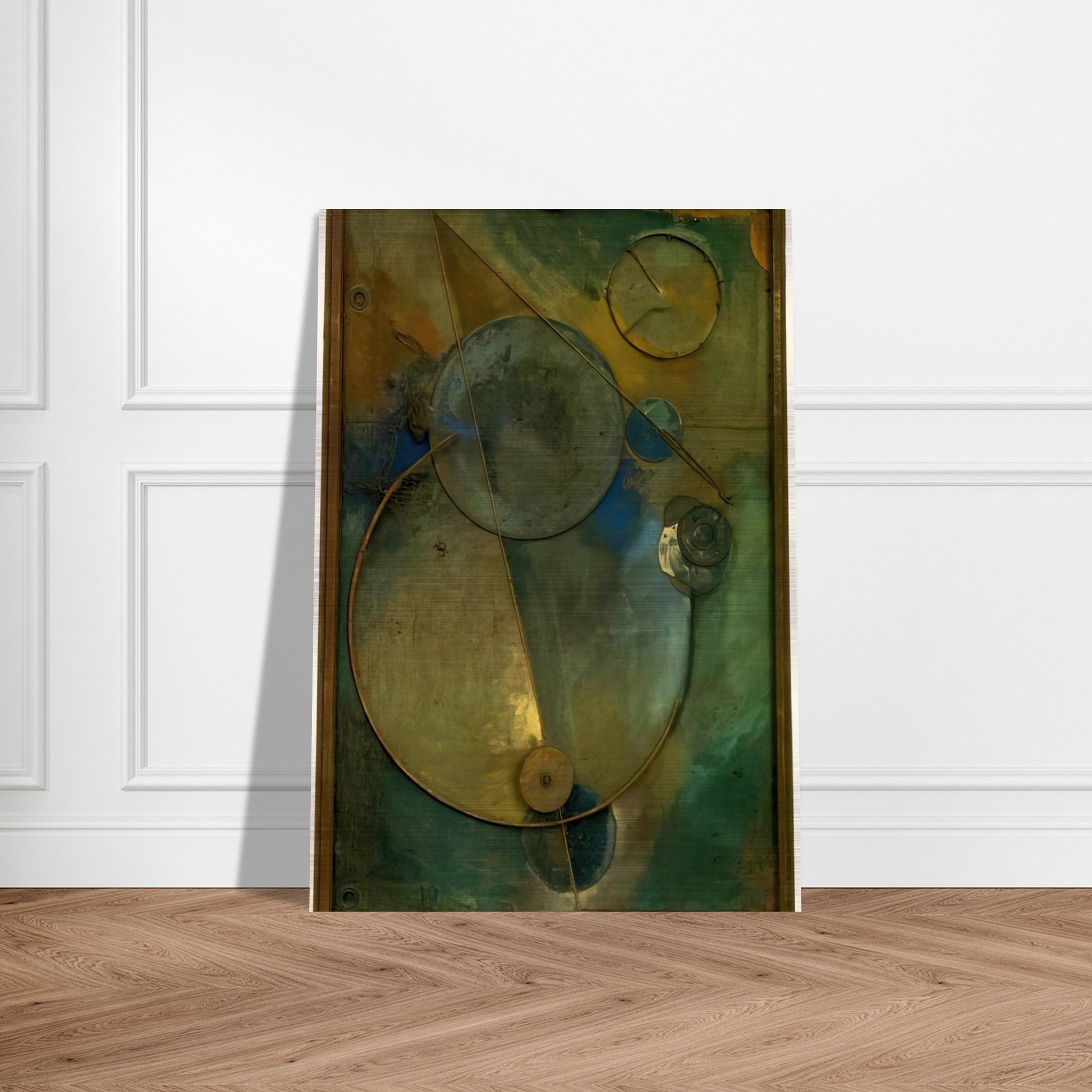 REVOLVING 1919 - Kurt Schwitters Brushed Aluminum Print - 70x100 cm / 28x40 inches | Kurt Schwitters Aluminum Print | Kurt Schwitters Prints