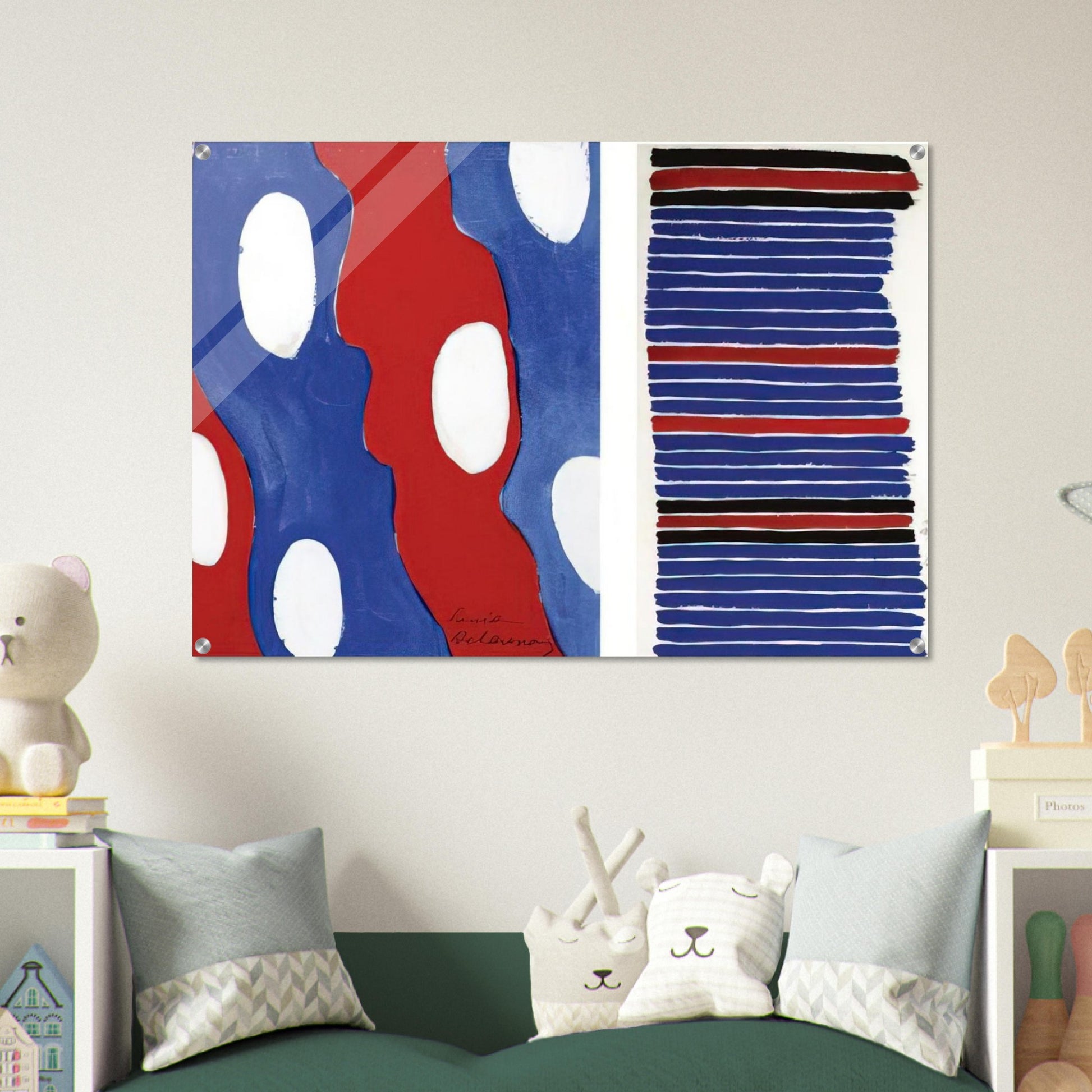 TISSU PROJECT - Sonia Delaunay Acrylic Print - 70x100 cm / 28x40″ inches