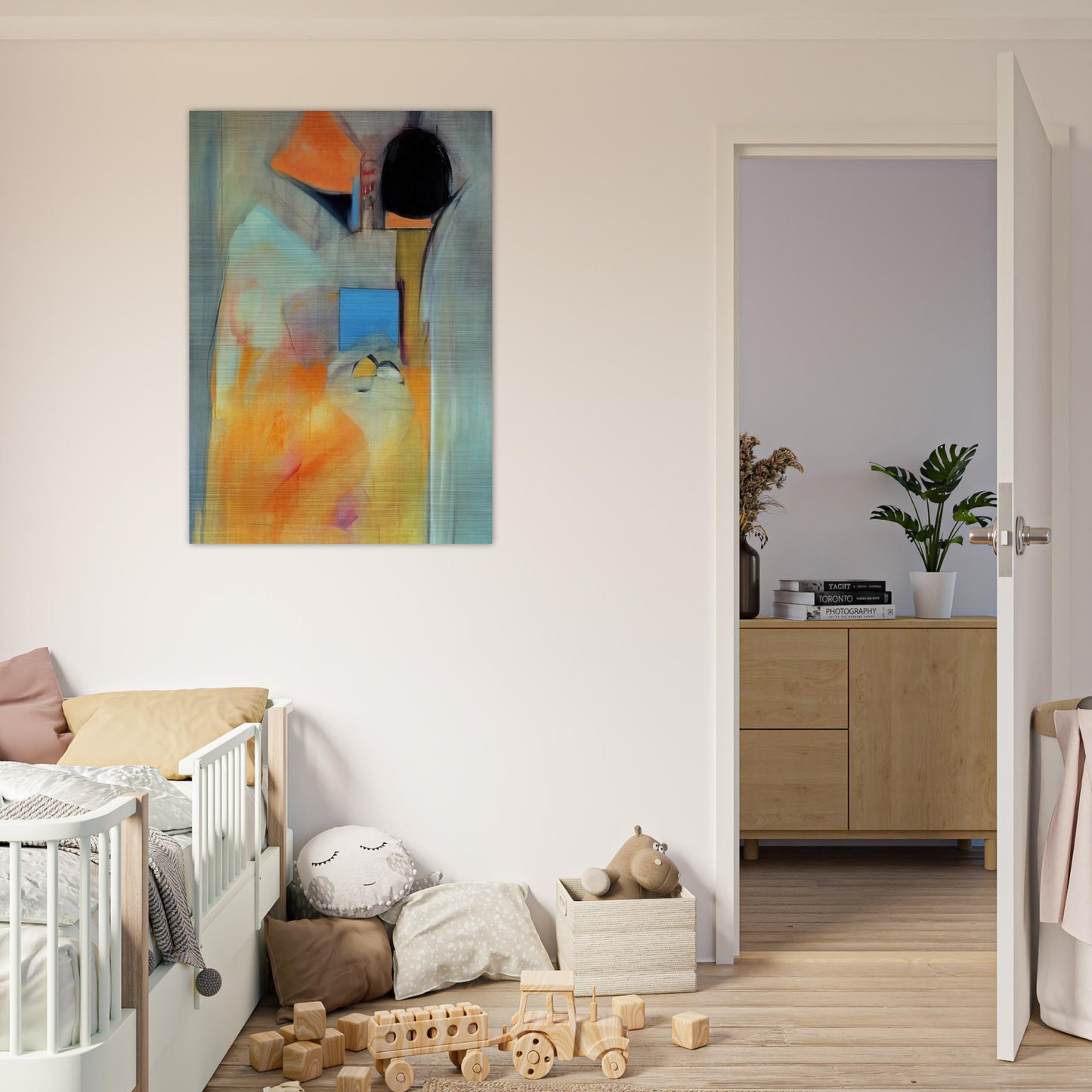 Pandora - Abstract Expressionism - Miriam Schapiro Brushed Aluminum Print - 70x100 cm / 28x40 inches | Miriam Schapiro Aluminum Print | Miriam Schapiro Prints