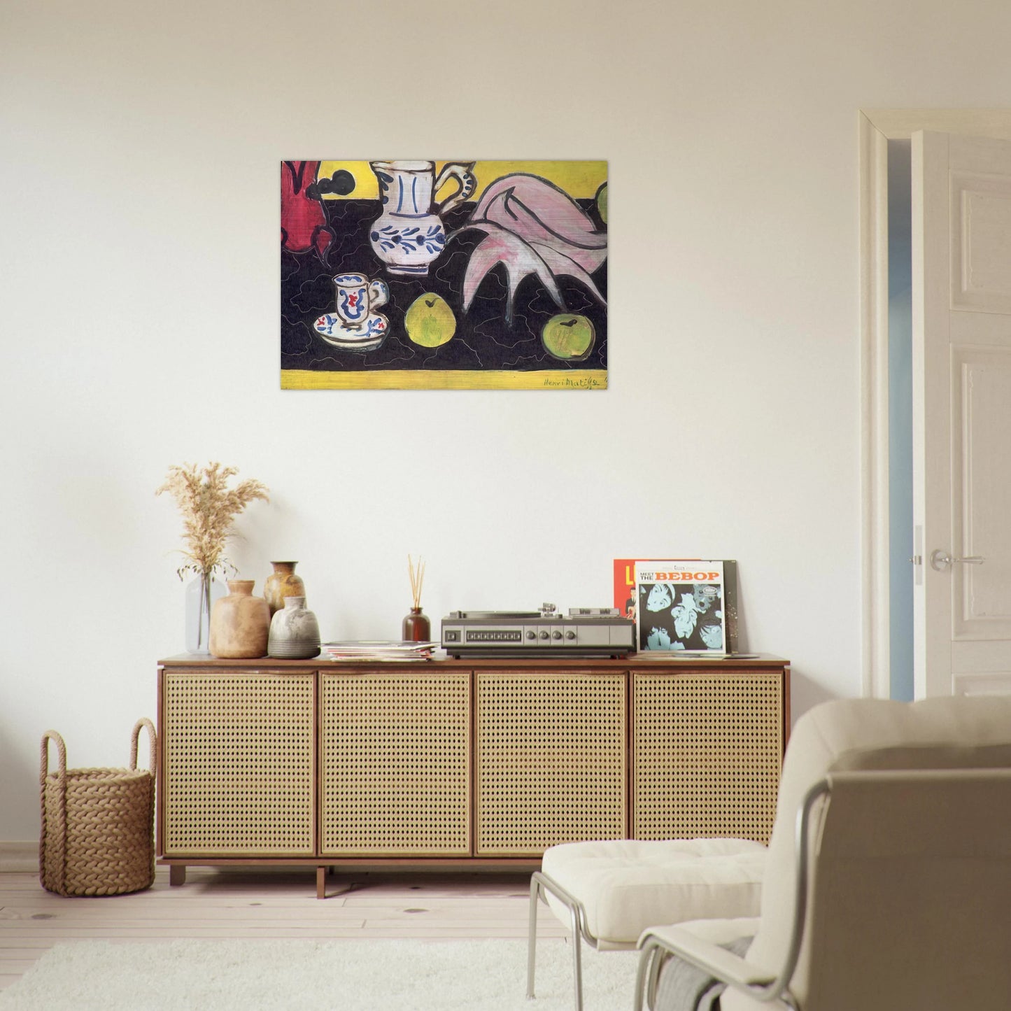 STILL LIFE WITH A SHELL 1940 - Henri Matisse Brushed Aluminum Print - 70x100 cm / 28x40 inches | Henri Matisse Aluminum Print | Henri Matisse Prints