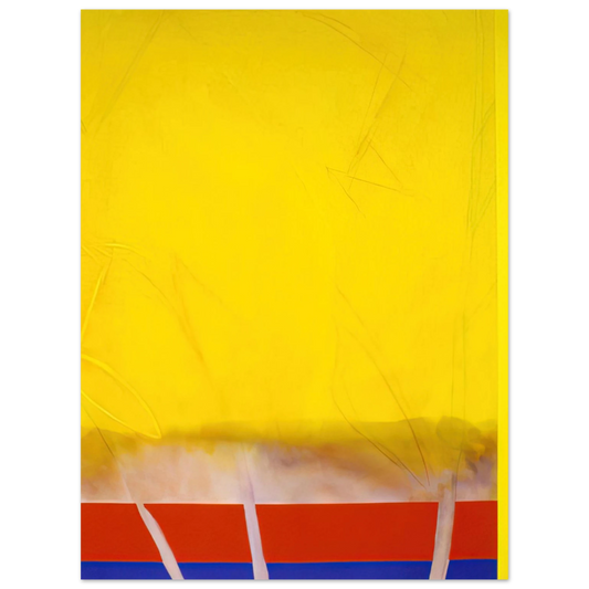 Ronnie Landfield - Edge Of Autumn - 1989  75x100 cm / 30x40inches Fine Art Poster