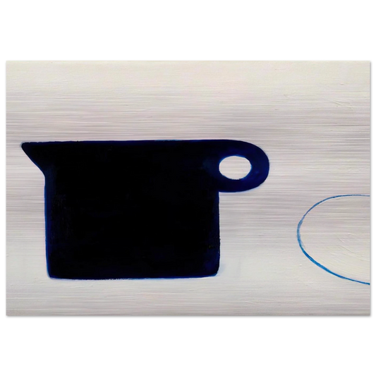 Poem for a Jug No.4 - 1980 - William Scott Brushed Aluminum Print - 70x100 cm / 28x40 inches | William Scott Aluminum Print | William Scott Prints